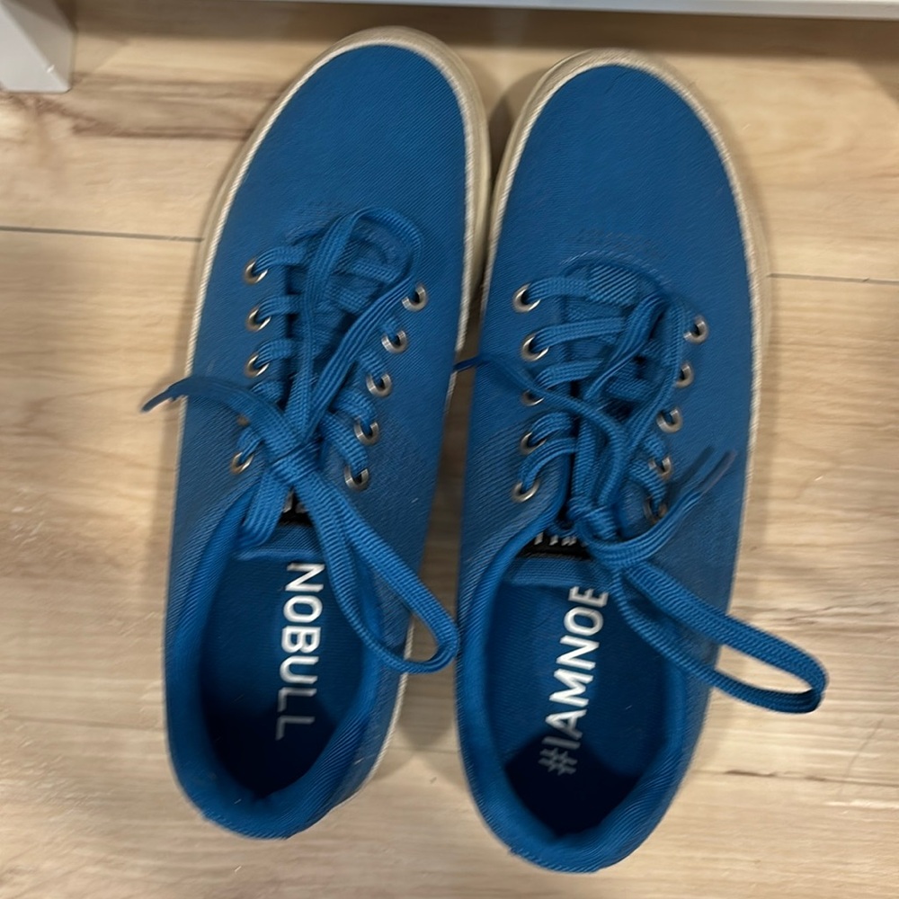 Nobull Canvas Athletic Sneaker -EUC - Blue Womens 9.5